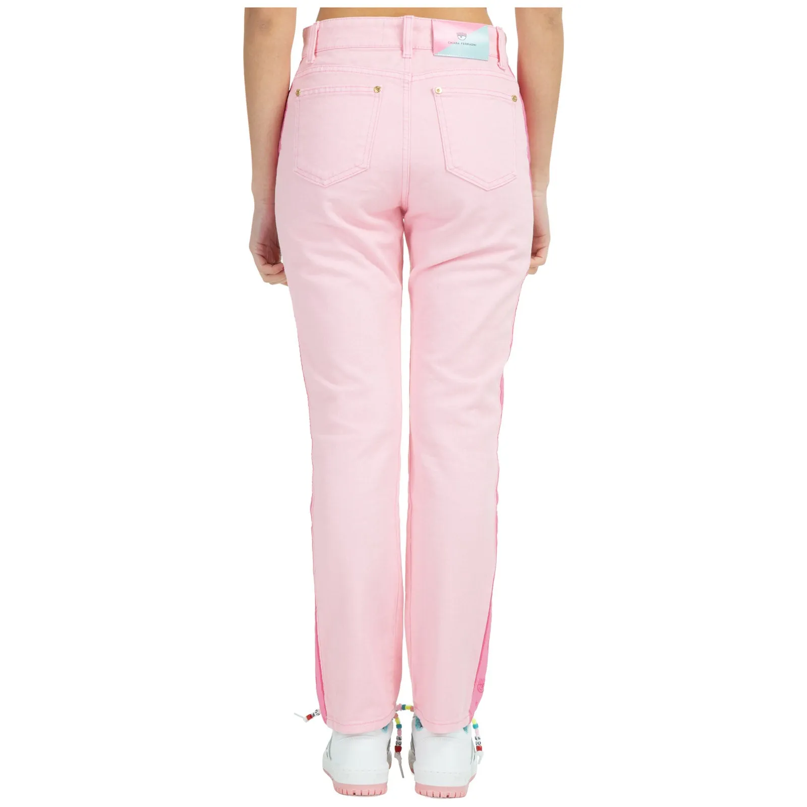 Chiara Ferragni Panelled Straight-Leg Jeans