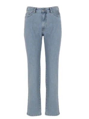 Chiara Ferragni Straight-Leg Buttoned Jeans