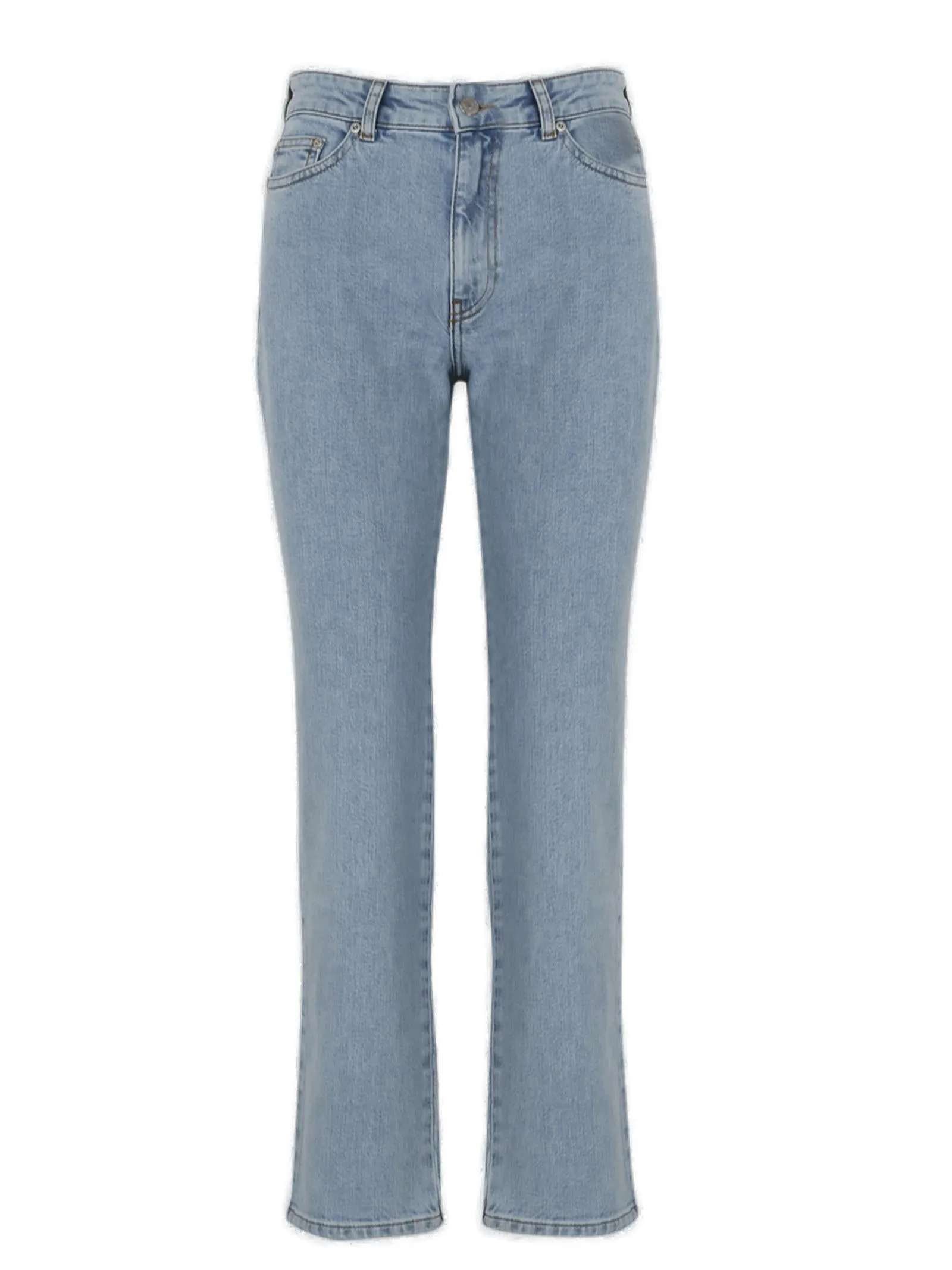 Chiara Ferragni Straight-Leg Buttoned Jeans