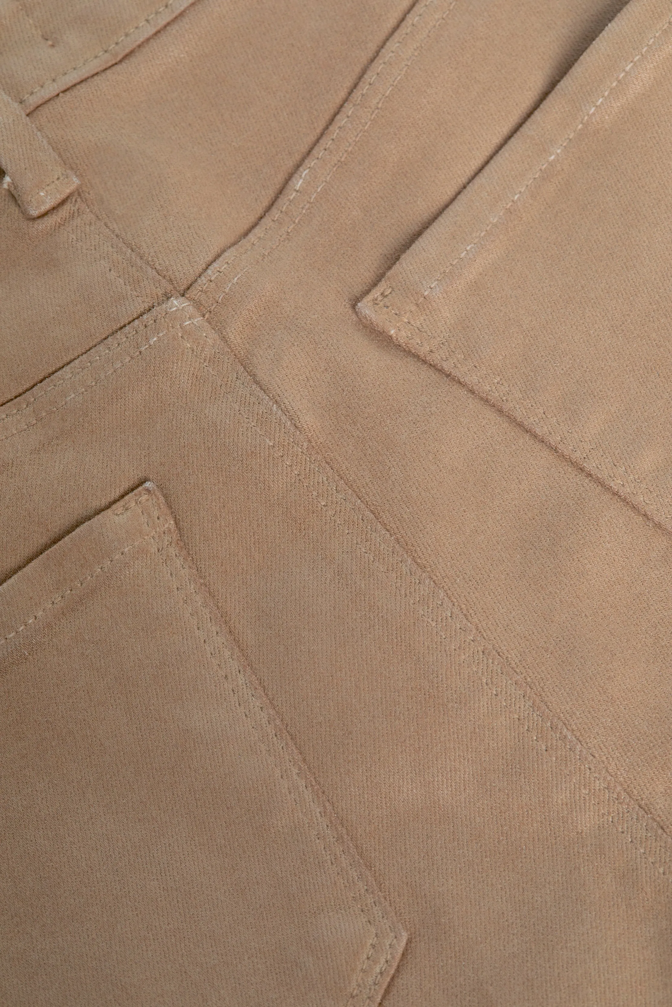 Clayton Coated Wide-Leg Jean