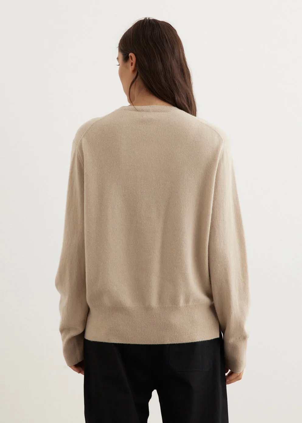Crew-Neck Cashmere Knit