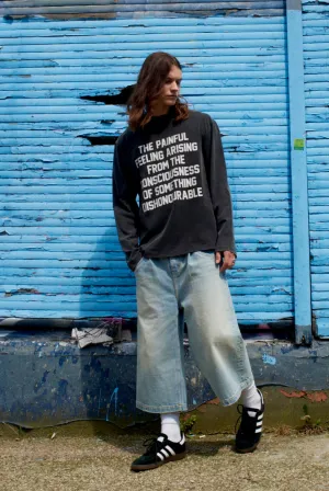 Definition Black LS Slogan Tee