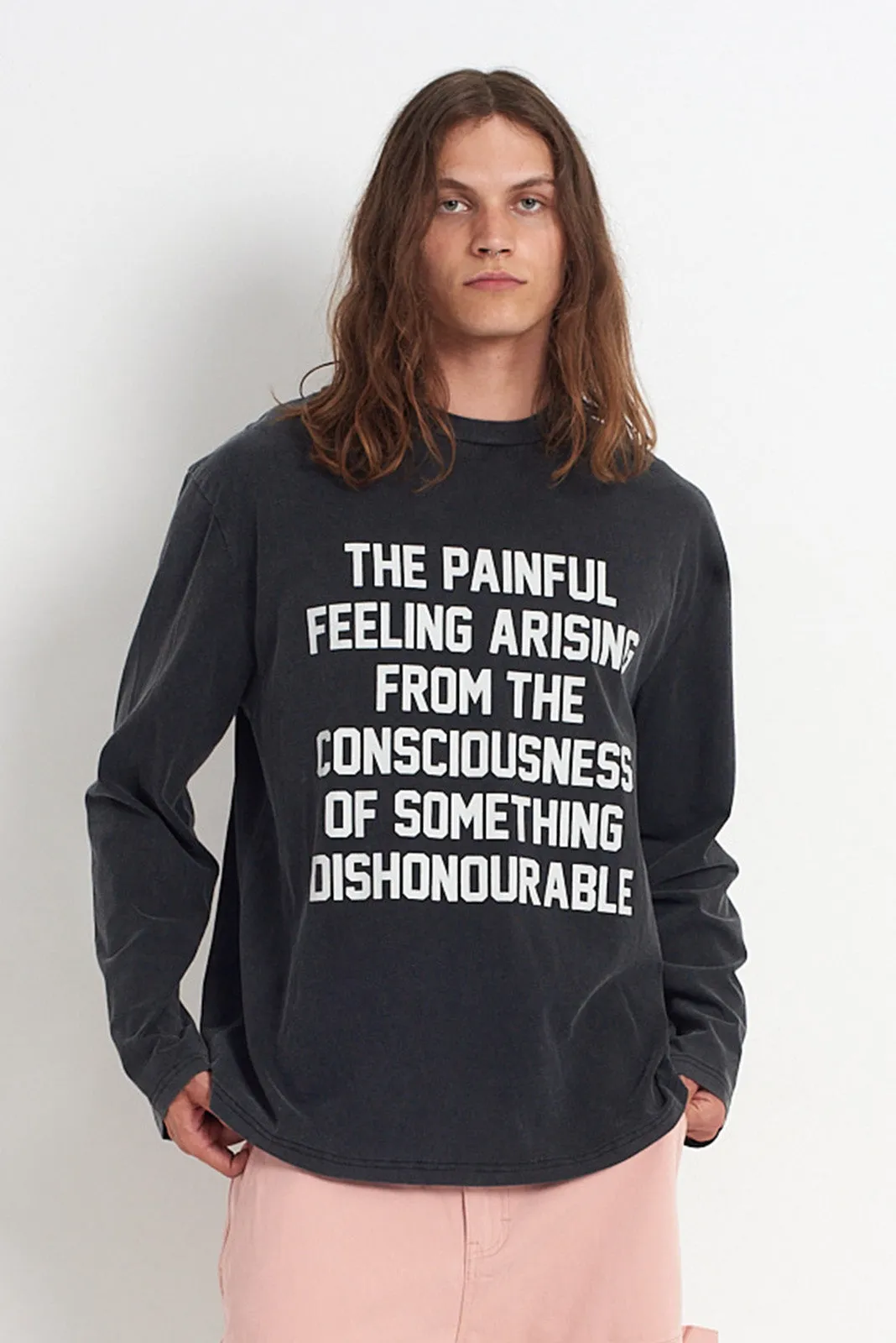 Definition Black LS Slogan Tee