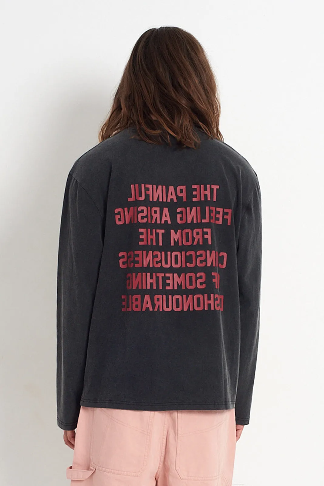Definition Black LS Slogan Tee