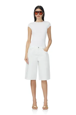 Derby Baggy Jorts - White