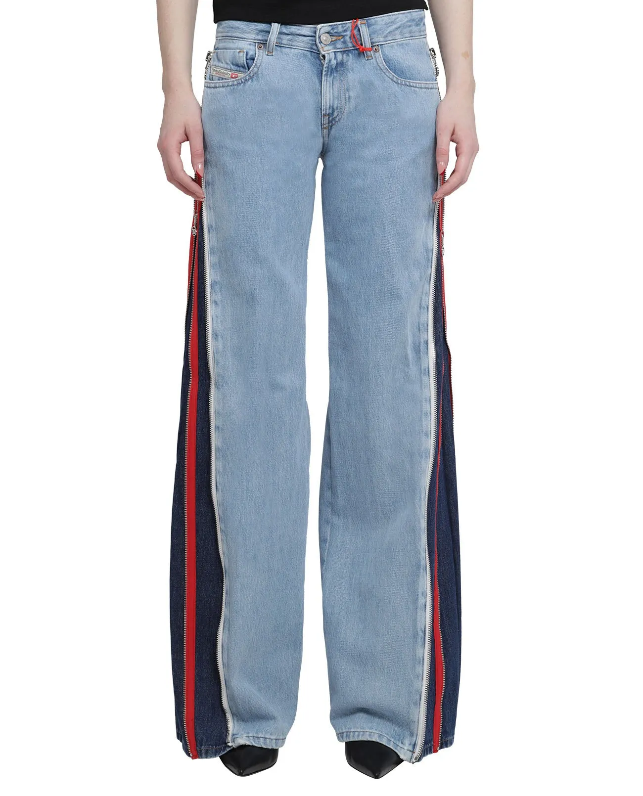 Diesel 2002 Side-Zipped Straight Leg Jeans