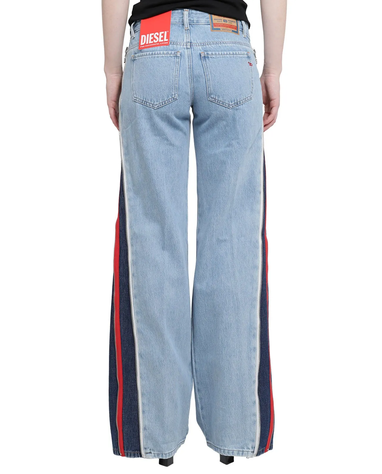 Diesel 2002 Side-Zipped Straight Leg Jeans