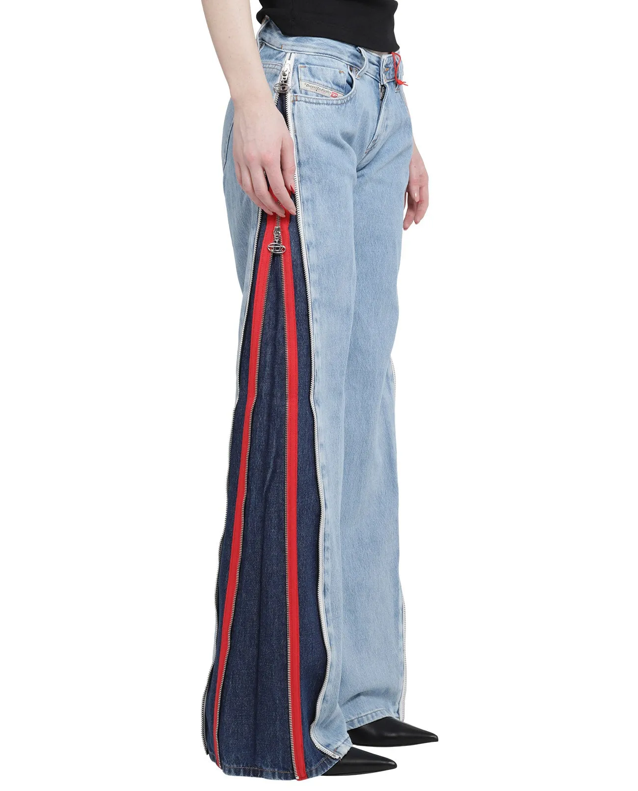 Diesel 2002 Side-Zipped Straight Leg Jeans