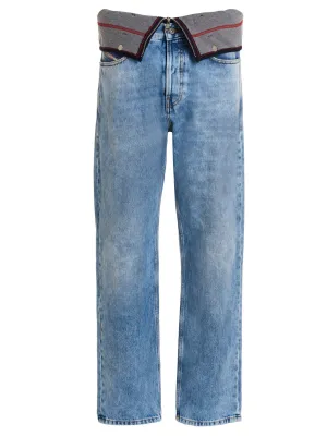 Diesel 2010 Foldable-Waist Straight Leg Jeans