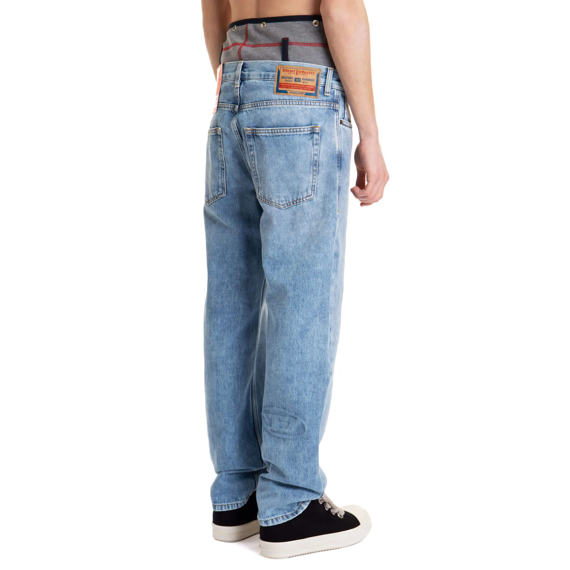 Diesel 2010 Foldable-Waist Straight Leg Jeans