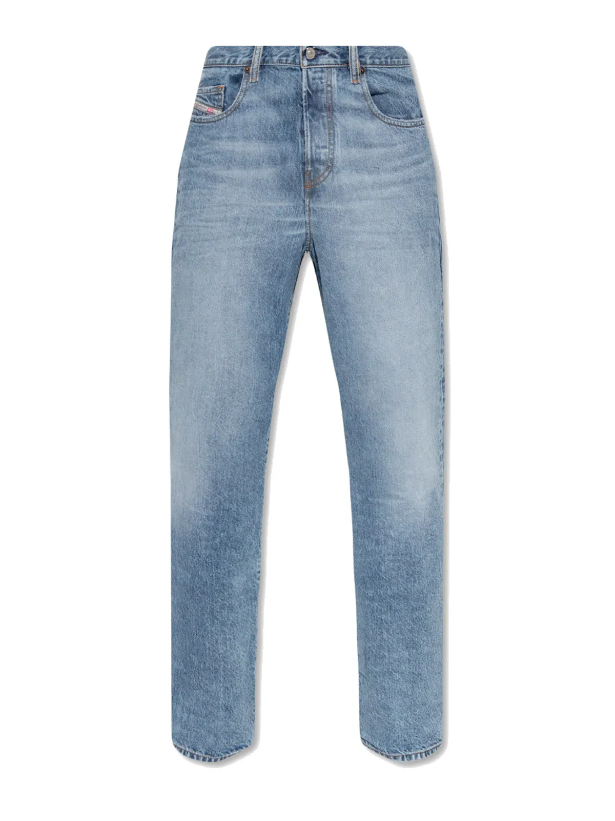 Diesel 2020 D-Viker Straight Leg Denim Jeans