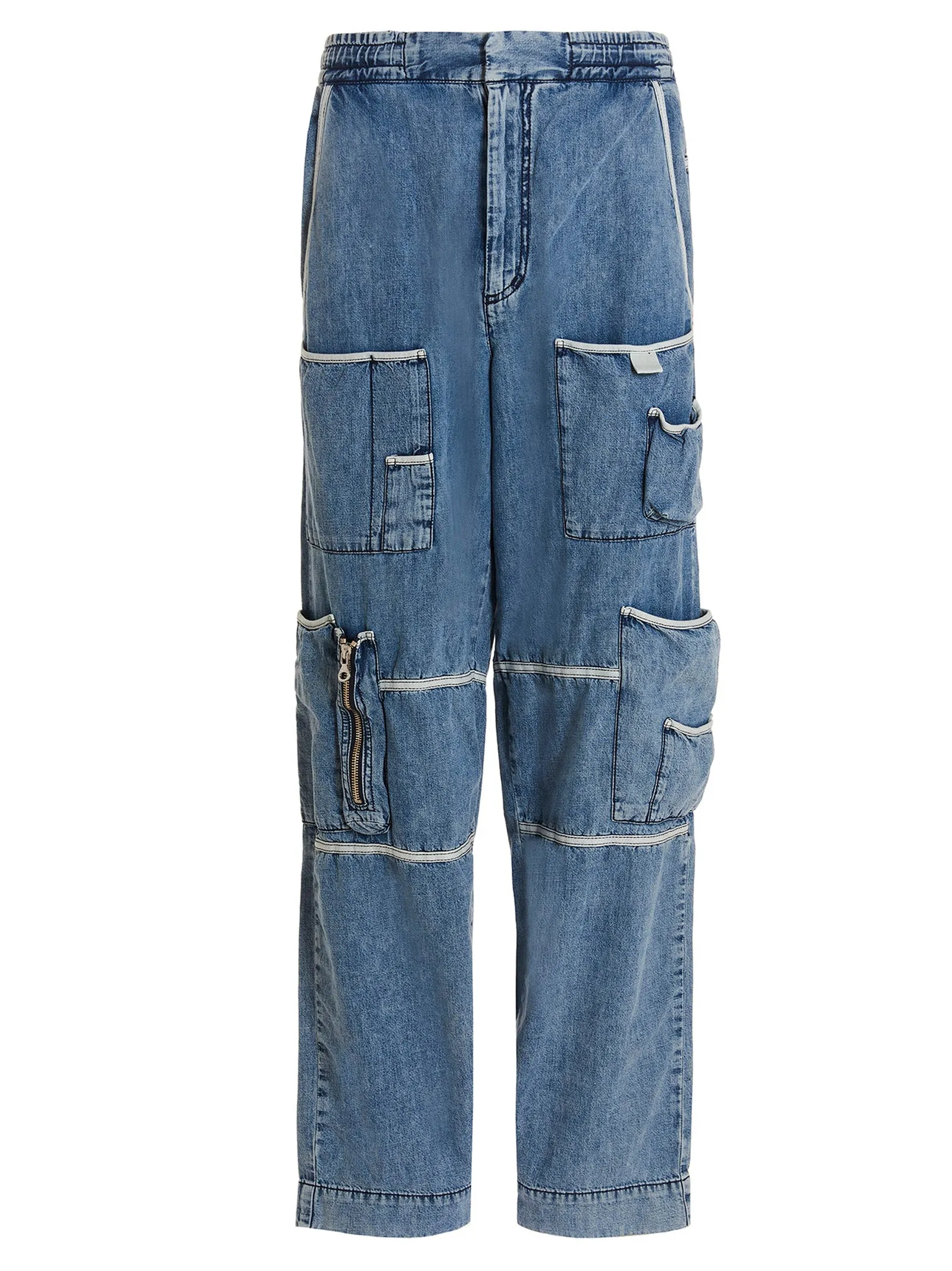 Diesel D-Vulkos Pocket-Detailed Straight Leg Jeans