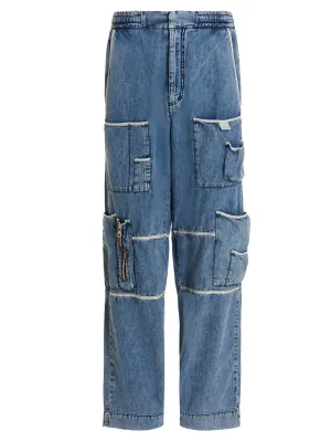Diesel D-Vulkos Pocket-Detailed Straight Leg Jeans