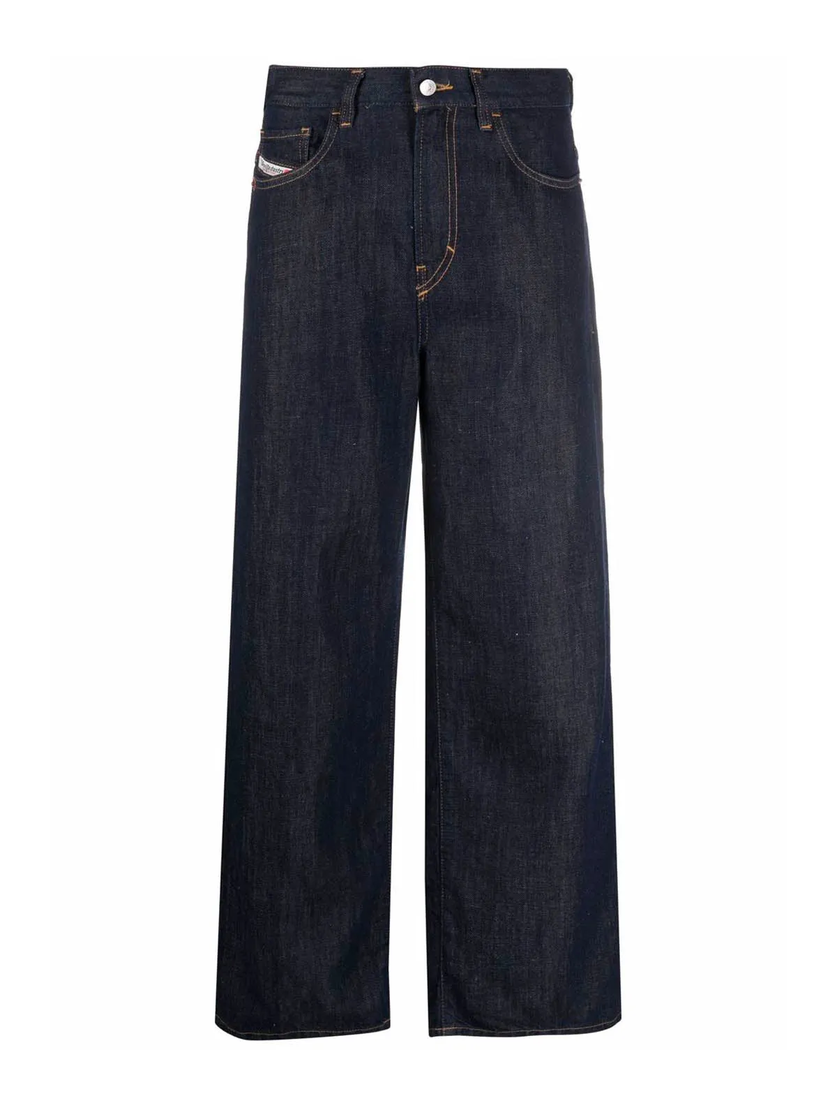Diesel High-Waist Cropped Jeans