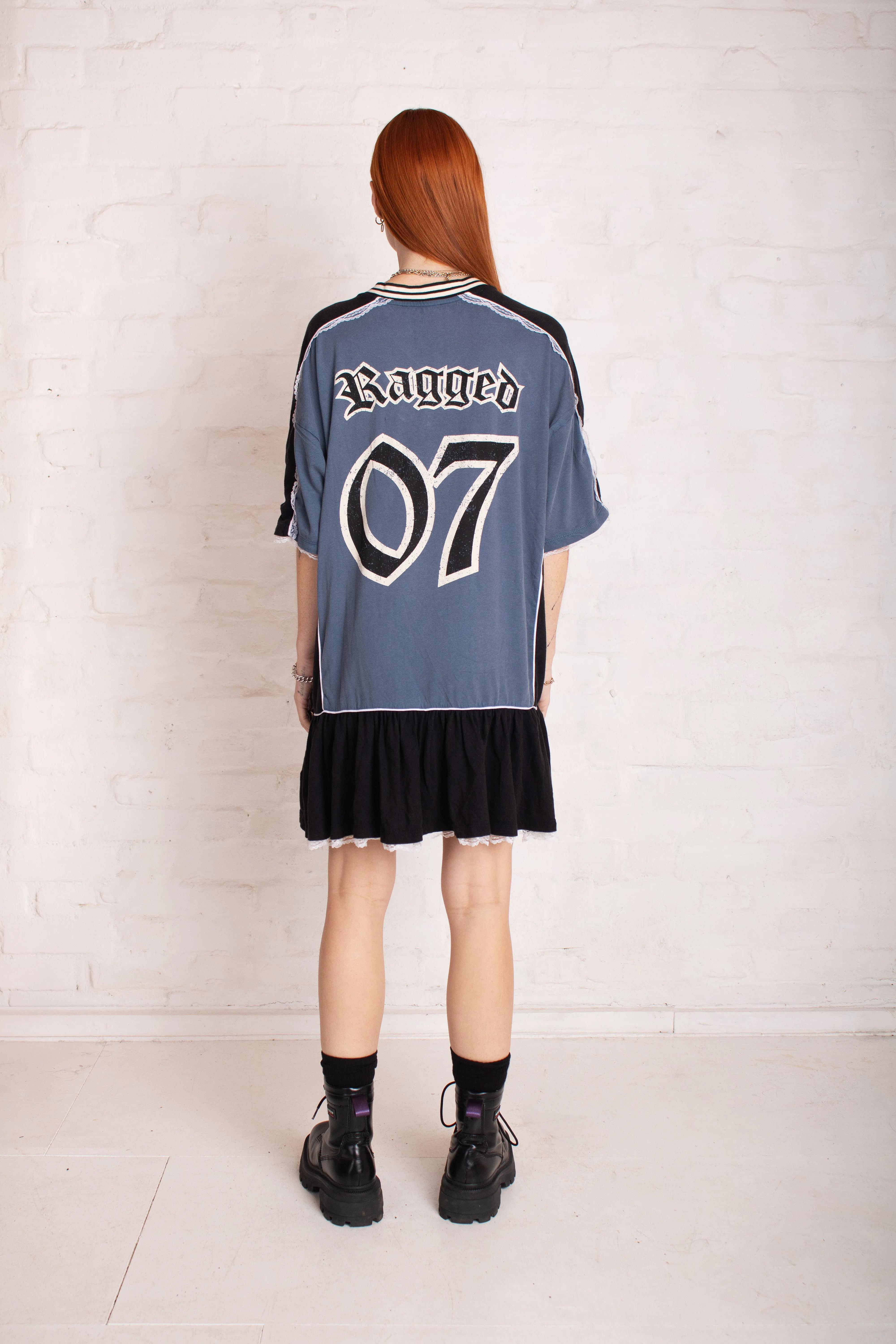 Drain Varsity T-shirt Mini Dress