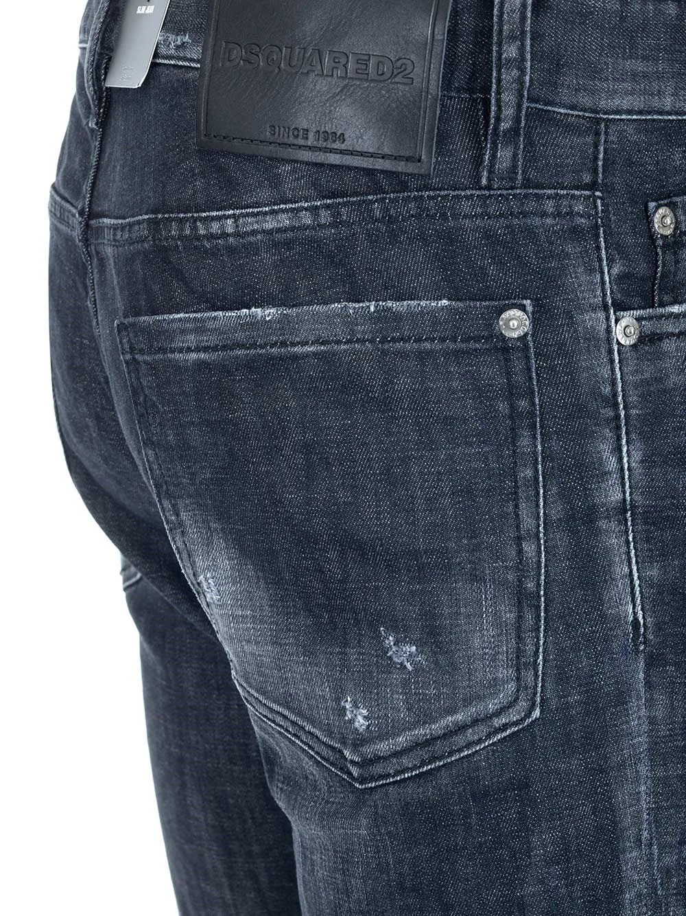 Dsquared2 Distressed Effect Skinny Jeans