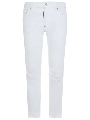 Dsquared2 Distressed Straight-Leg Jeans