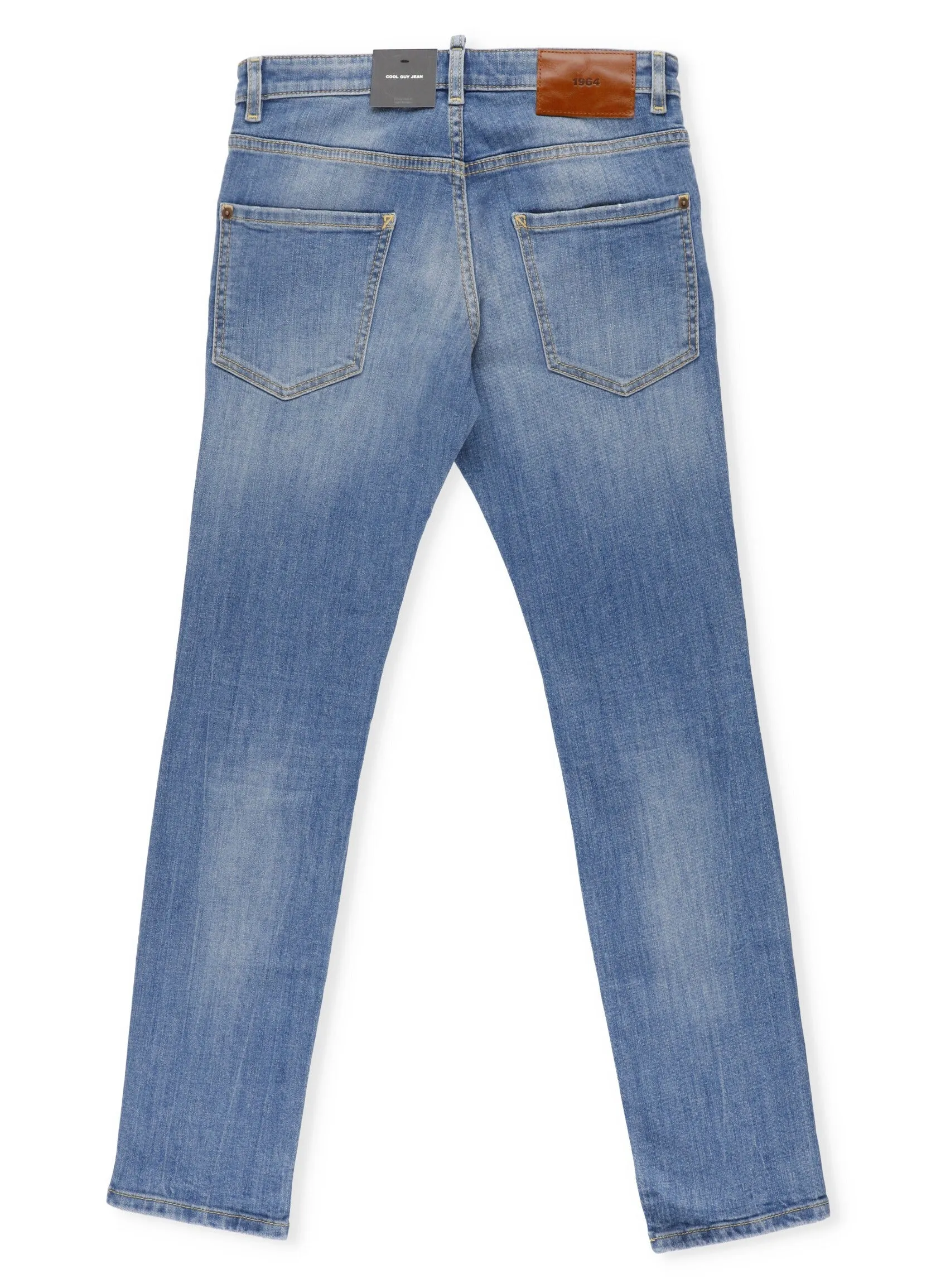 Dsquared2 Kids Distressed Straight Leg Jeans