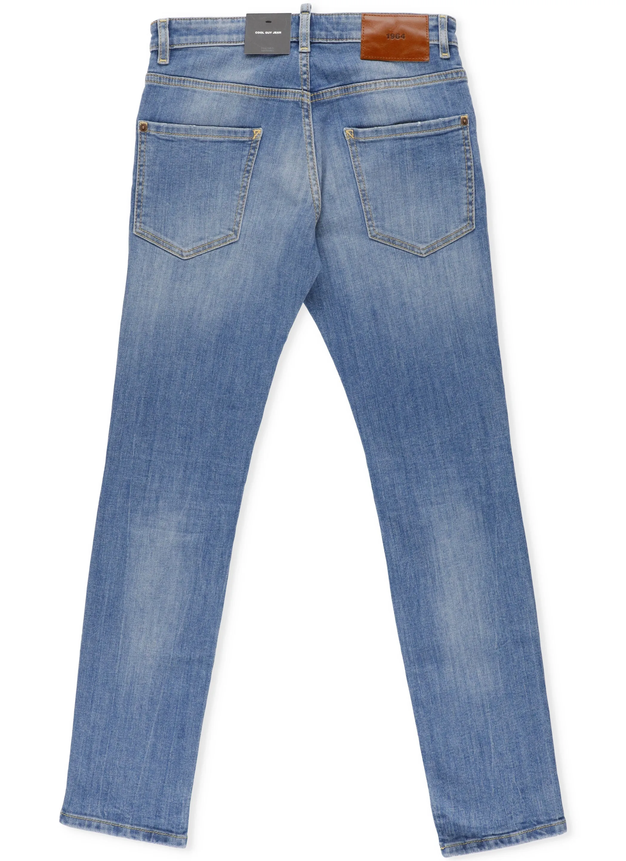 Dsquared2 Kids Distressed Straight Leg Jeans
