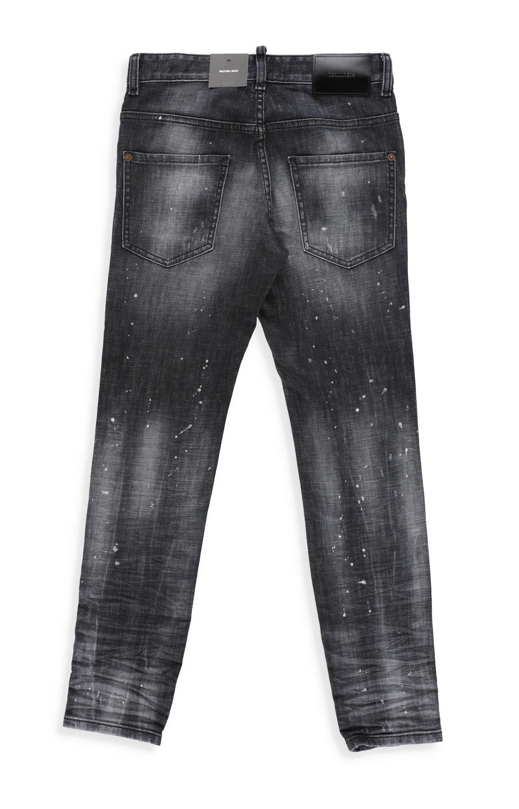 Dsquared2 Kids Distressed Straight Leg Jeans