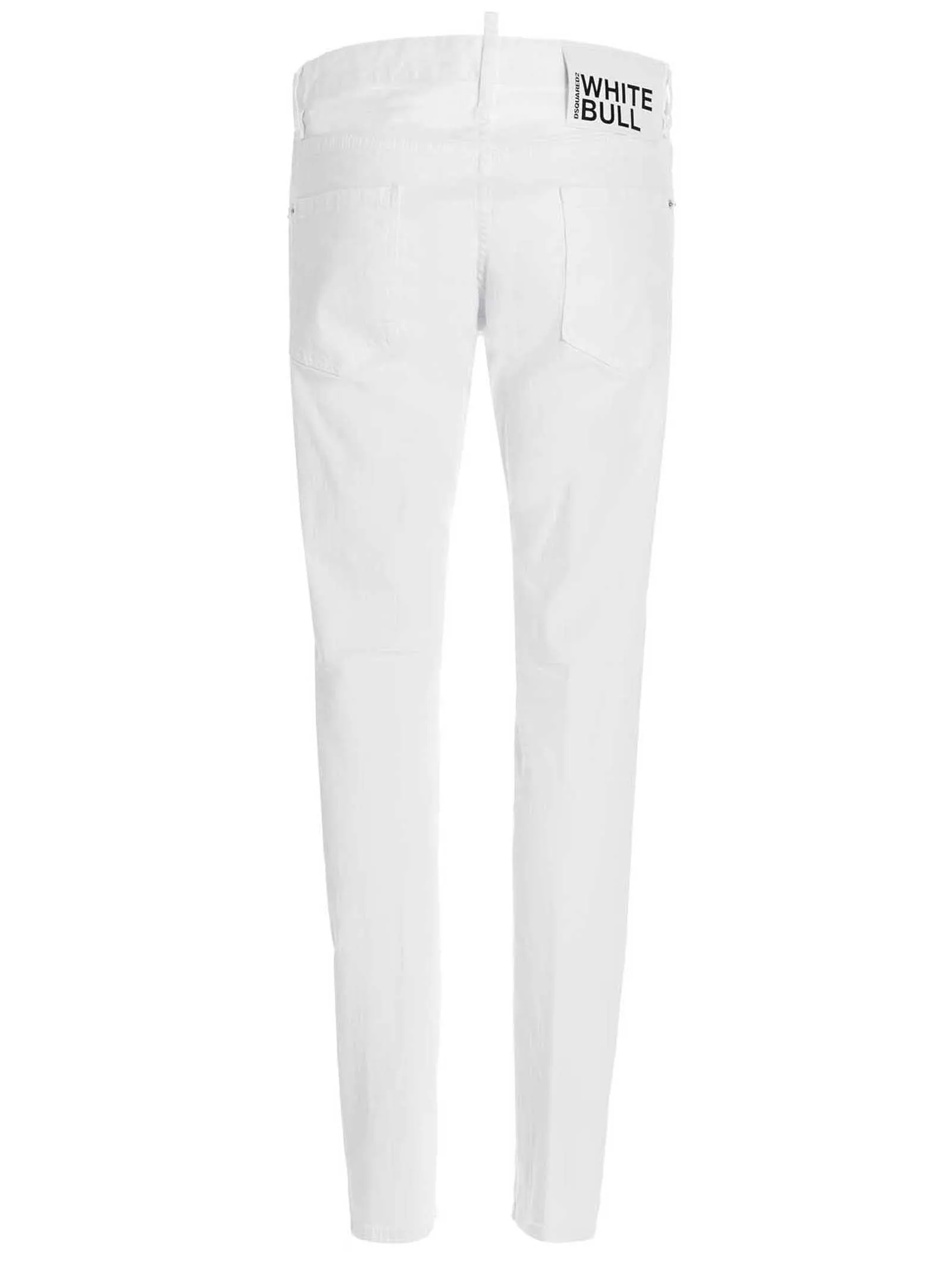 Dsquared2 Logo Patch Straight Leg Jeans
