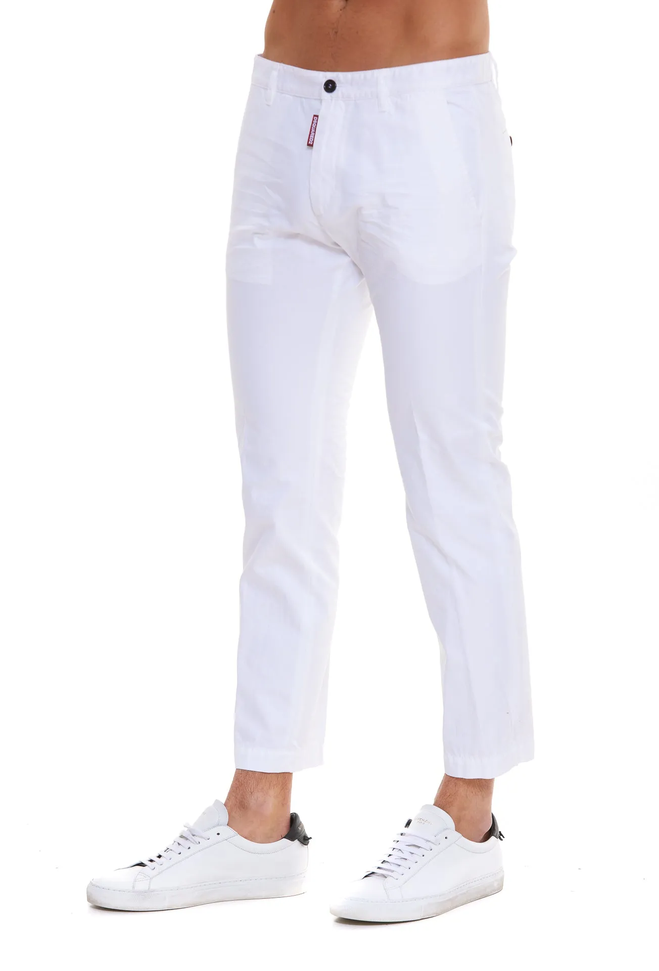 Dsquared2 Logo Patched Straight Leg Jeans