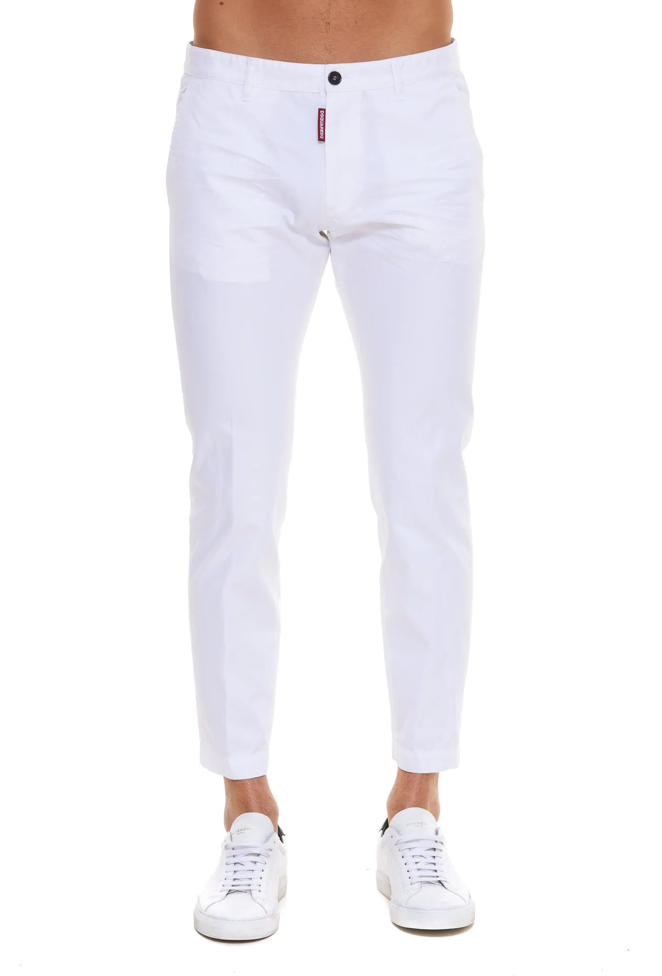 Dsquared2 Logo Patched Straight Leg Jeans