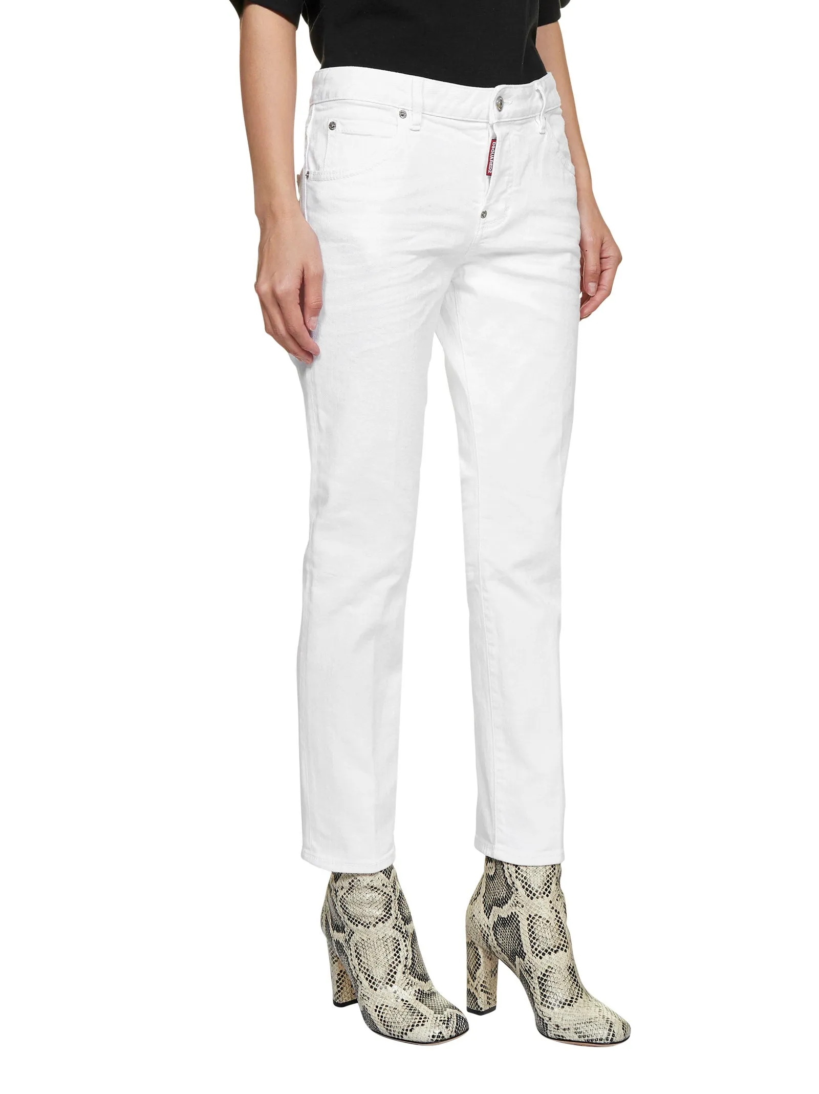 Dsquared2 Low-Rise Cropped Jeans