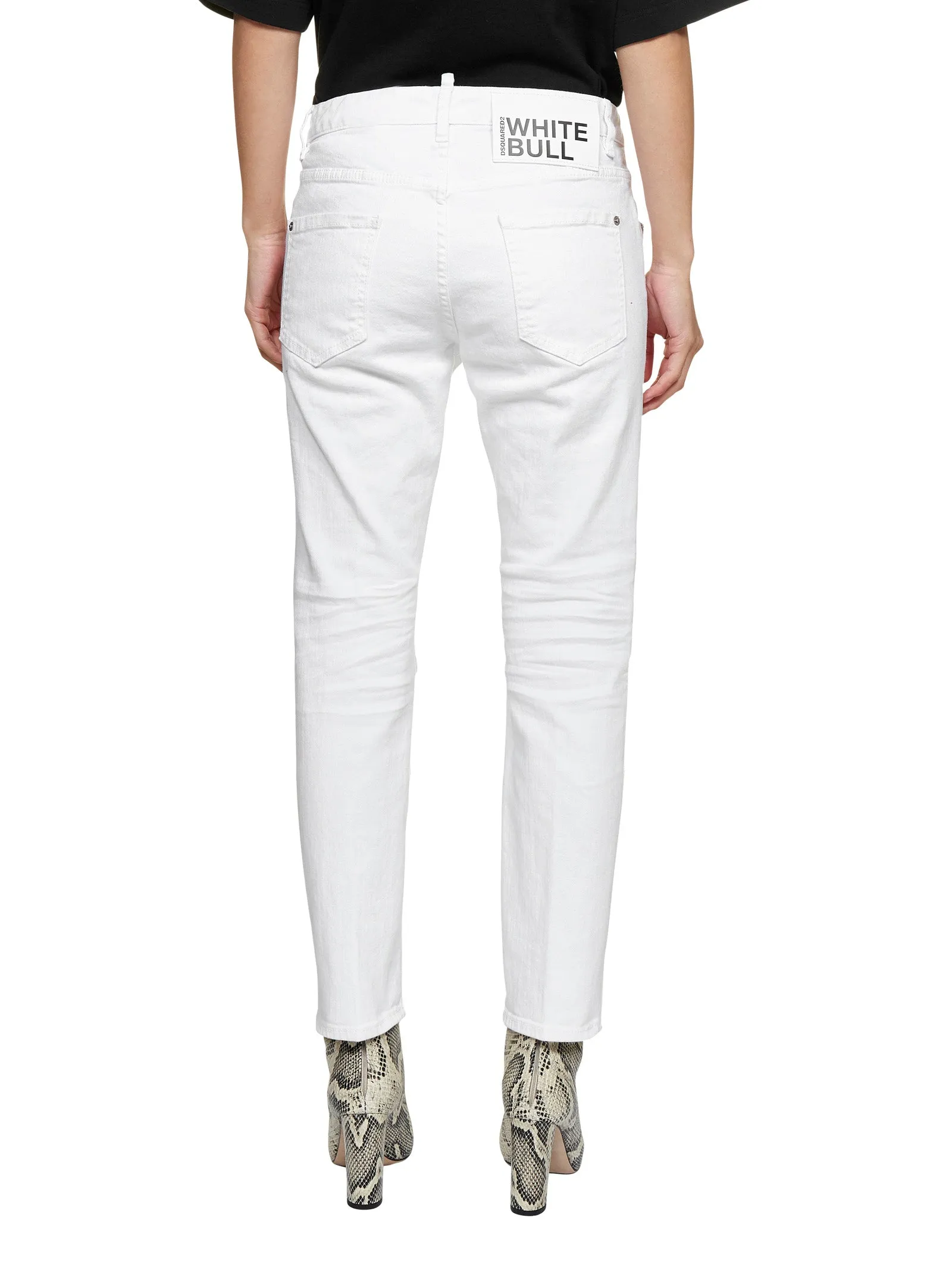 Dsquared2 Low-Rise Cropped Jeans