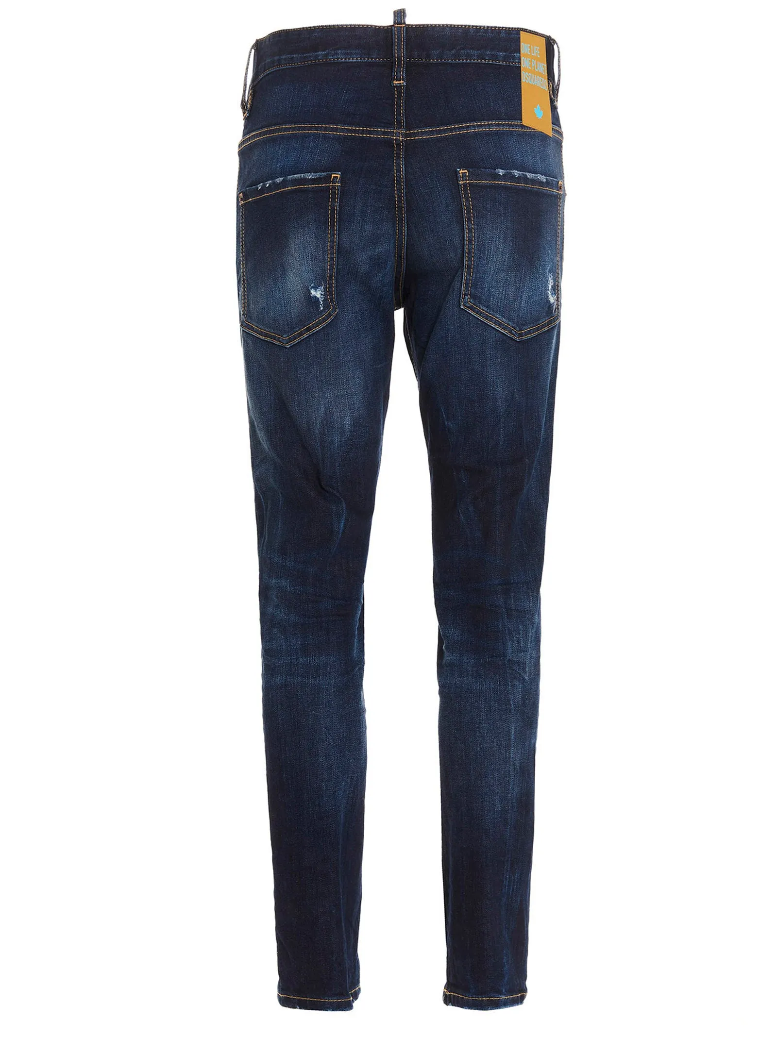 Dsquared2 Low Rise Ripped Skinny Jeans