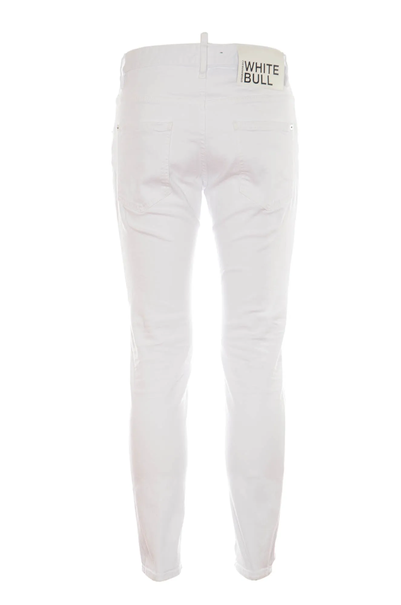 Dsquared2 Mid-Rise Logo Patch Jeans