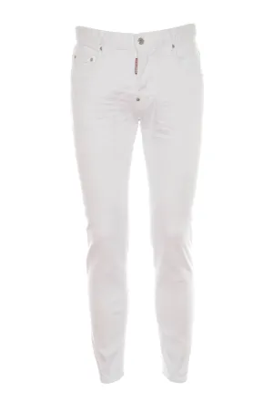 Dsquared2 Mid-Rise Logo Patch Jeans
