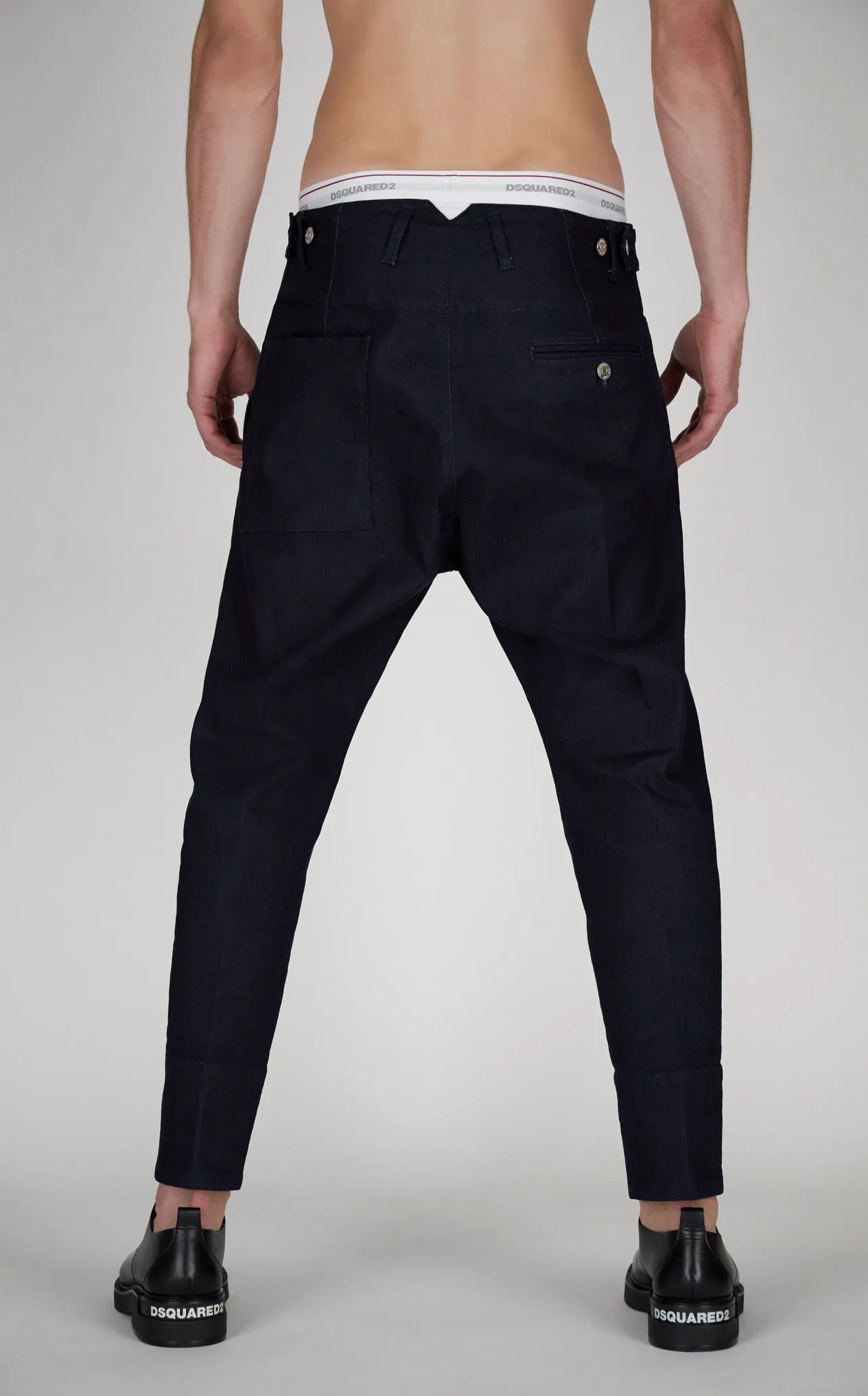Dsquared2 Mid-Rise Straight-Leg Jeans
