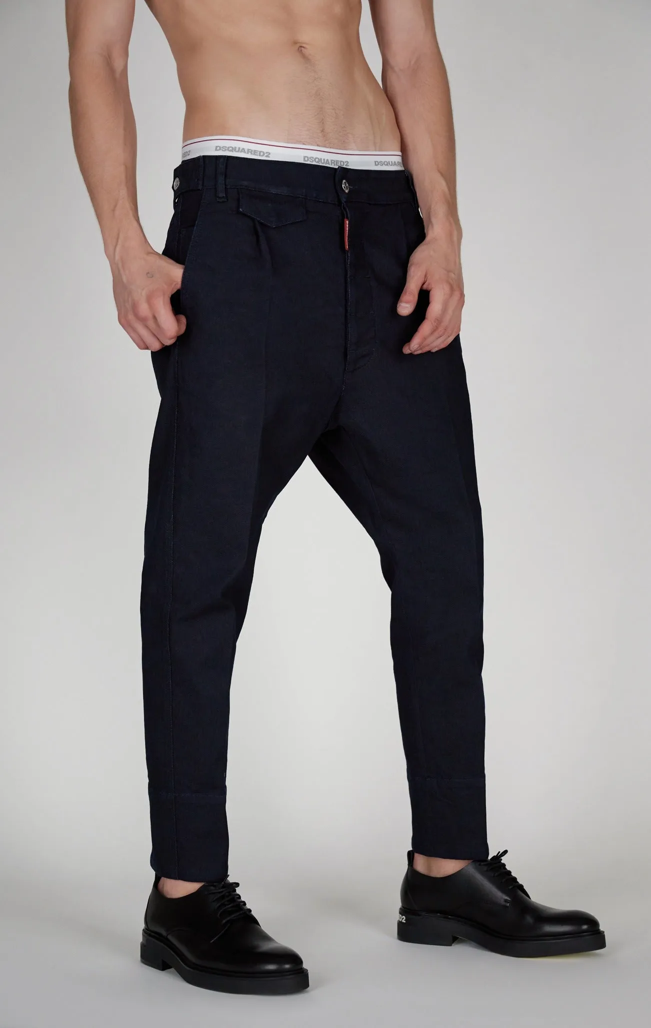 Dsquared2 Mid-Rise Straight-Leg Jeans