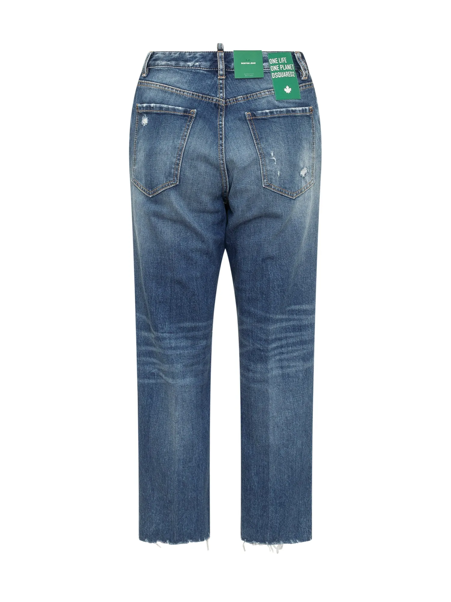 Dsquared2 Ripped Cropped Jeans