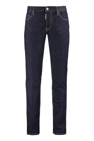 Dsquared2 Straight-Leg Mid Rise Jeans