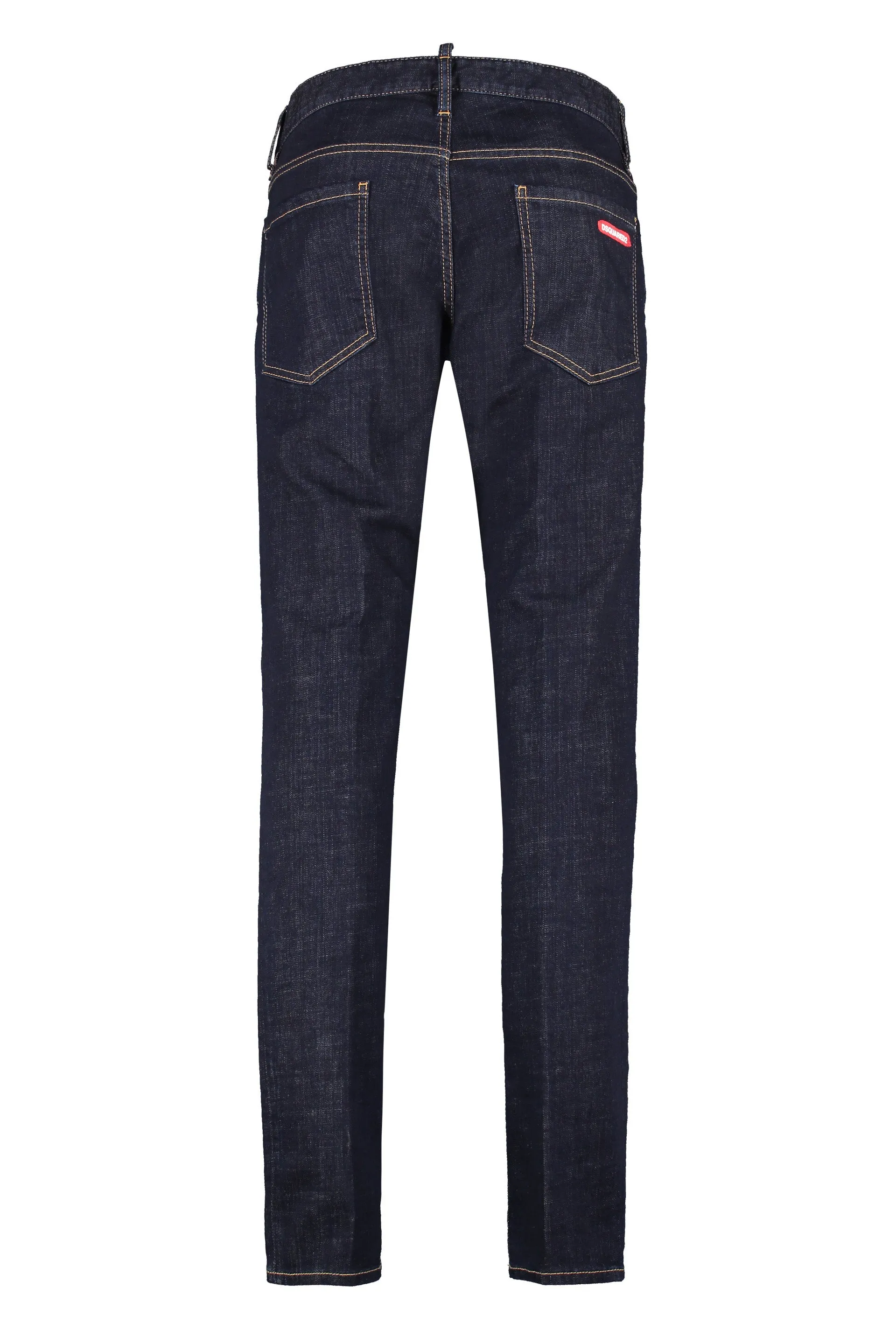 Dsquared2 Straight-Leg Mid Rise Jeans