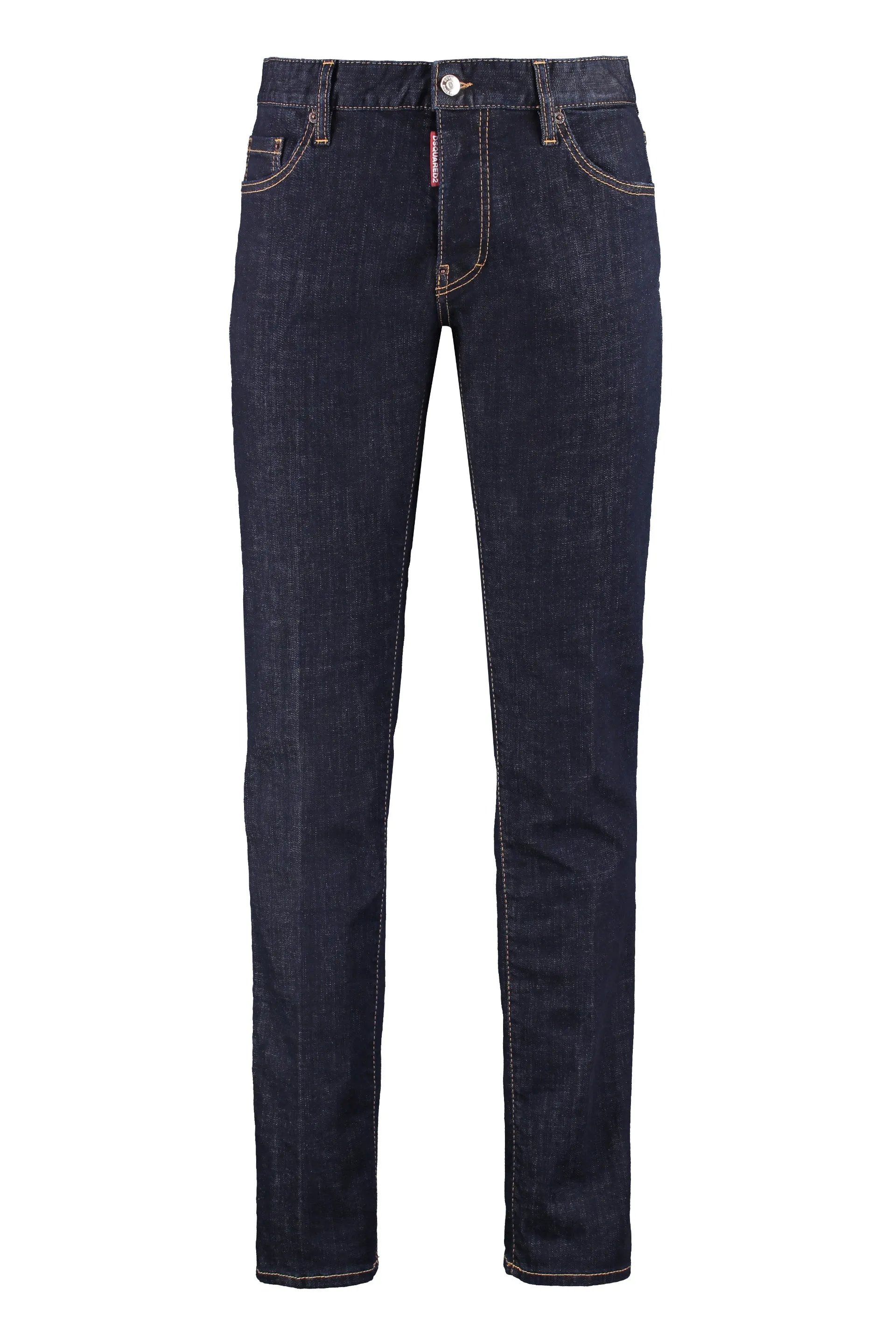 Dsquared2 Straight-Leg Mid Rise Jeans