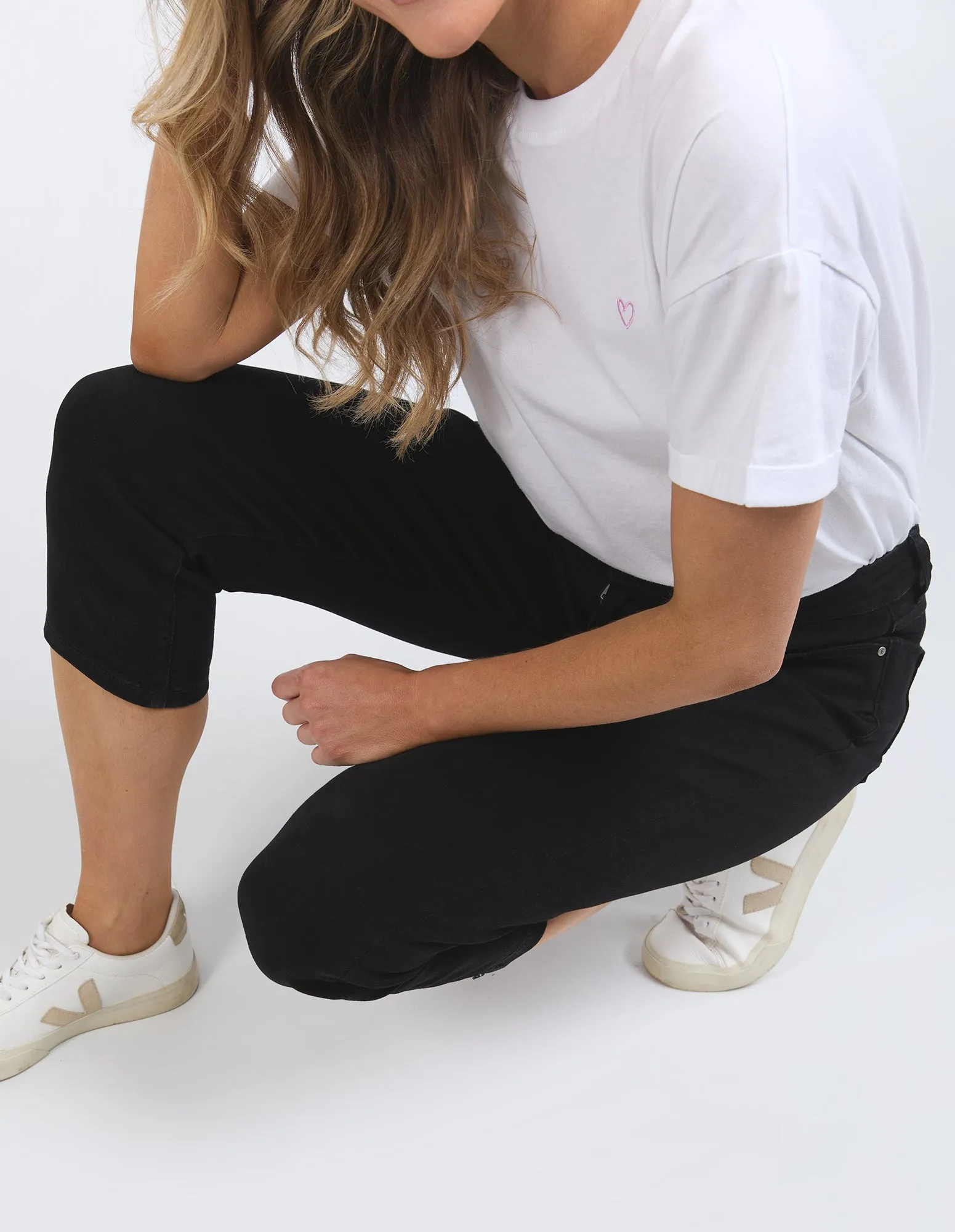 Elm Mollie Capri Jean Black Wash