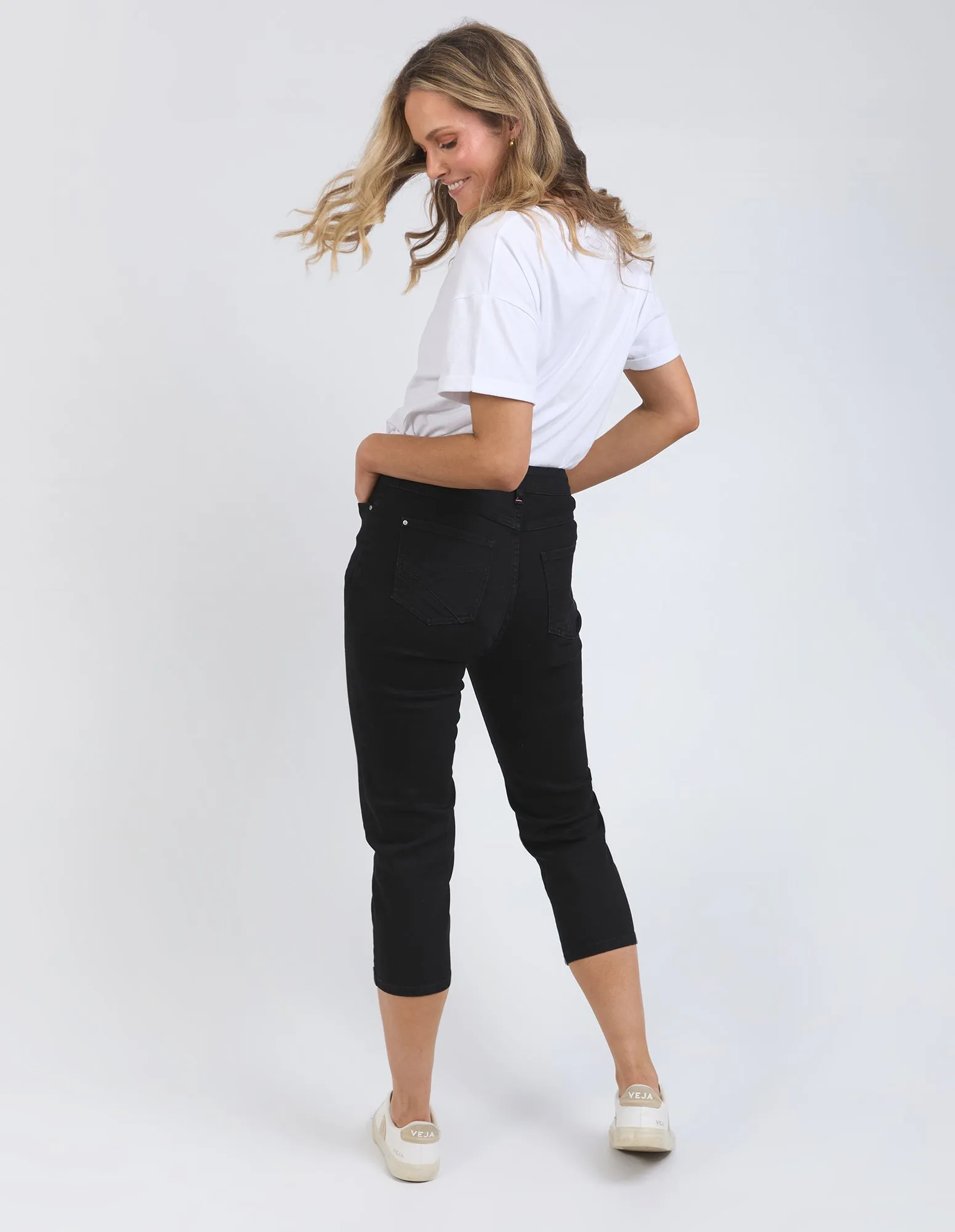 Elm Mollie Capri Jean Black Wash