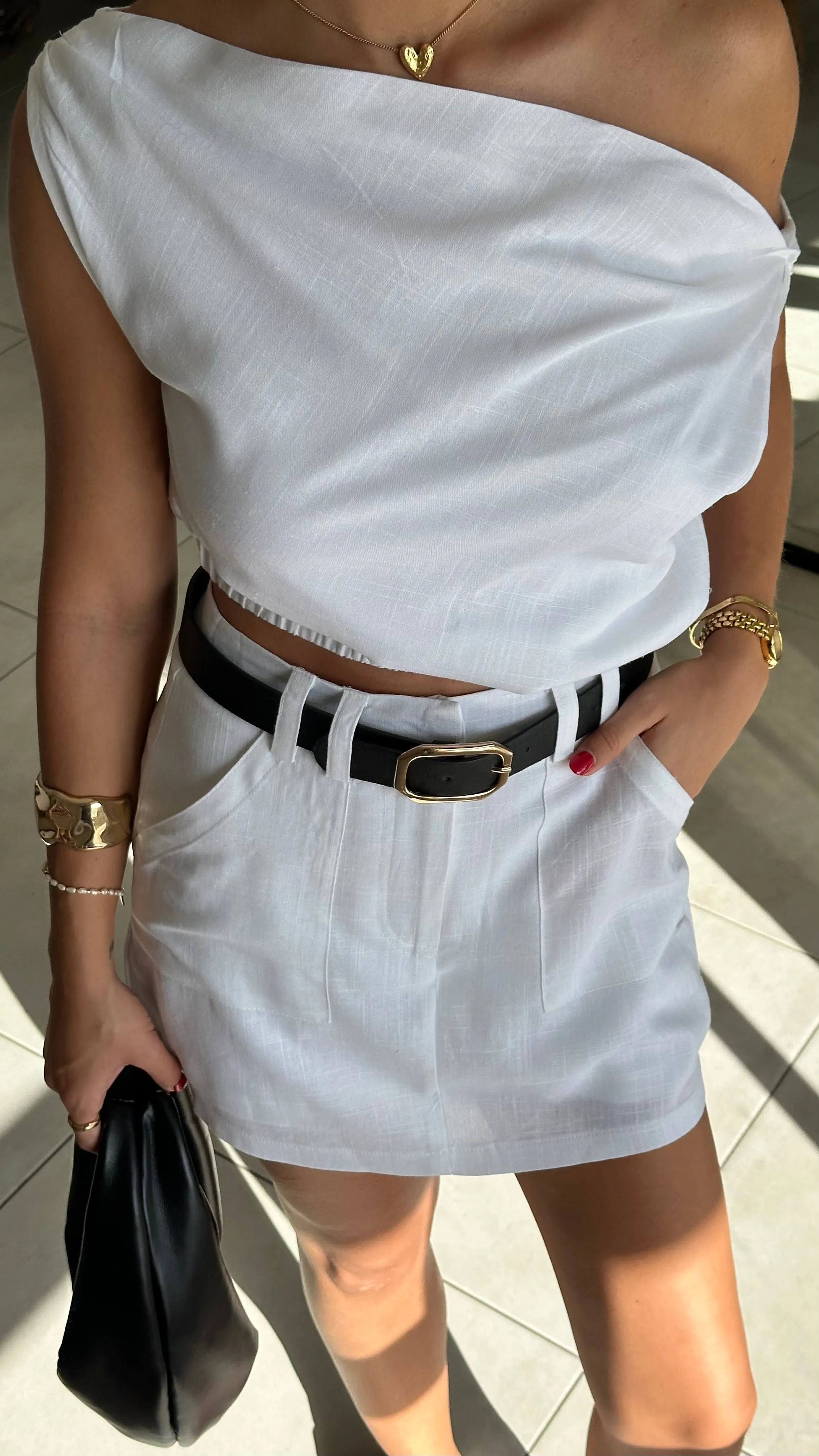 Emory Top - White