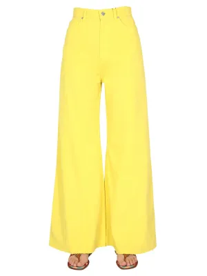 Etro High Waisted Wide Leg Jeans