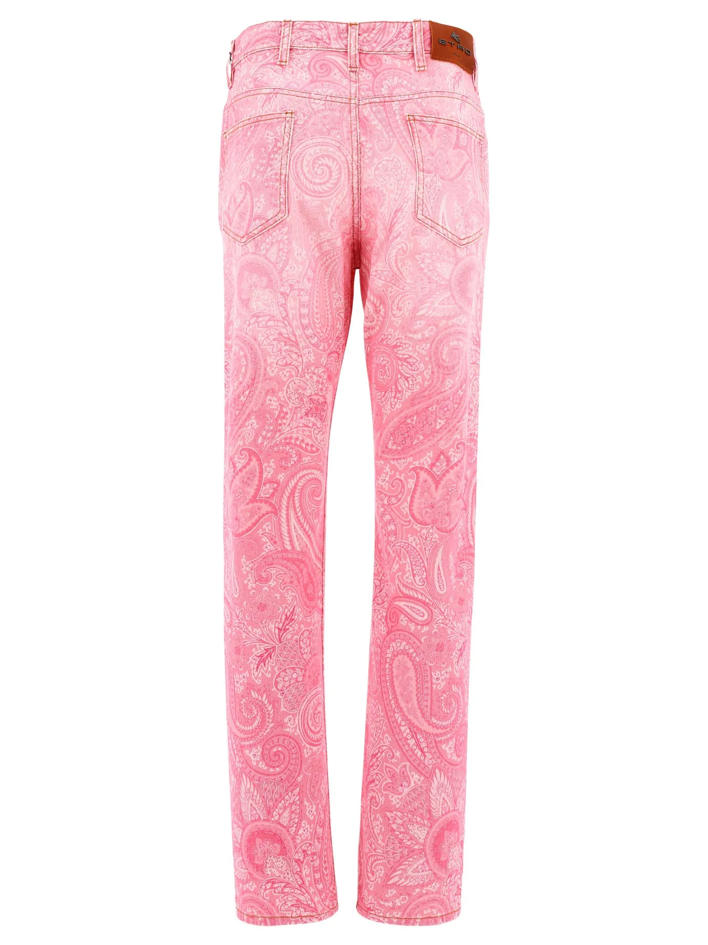 Etro Paisley Printed Straight Leg Jeans