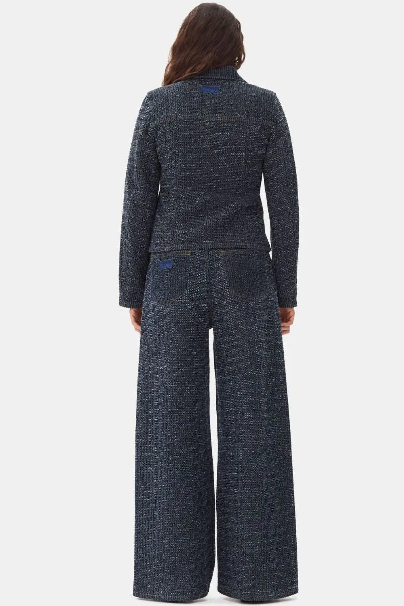 Fluffy Wide Leg Jean