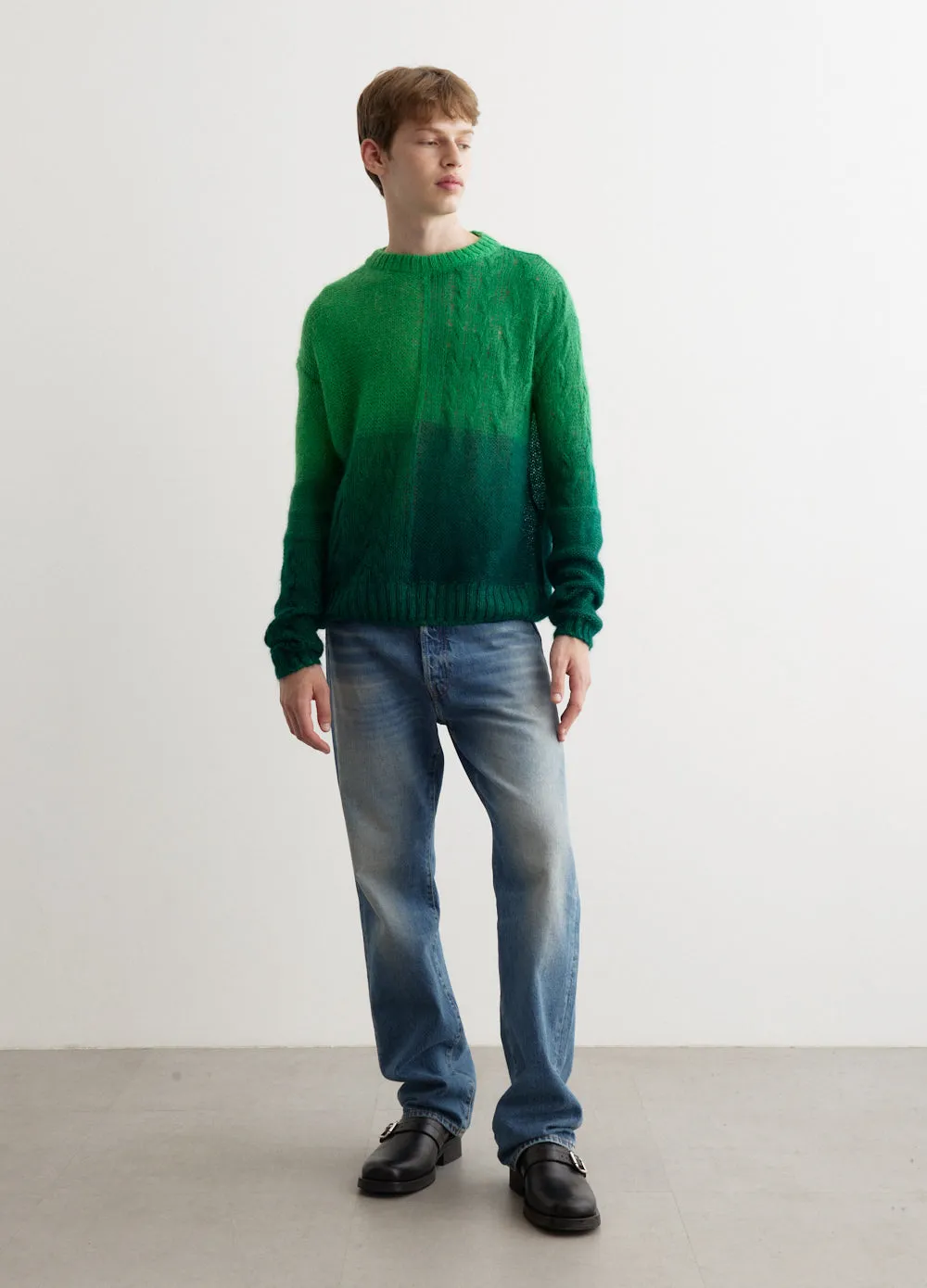 Foresk Mohair Crew-Neck Sweater
