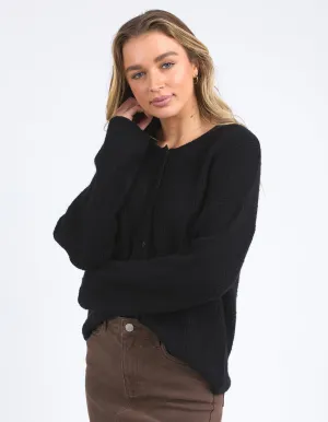 Foxwood Murphy Knit Cardi Black