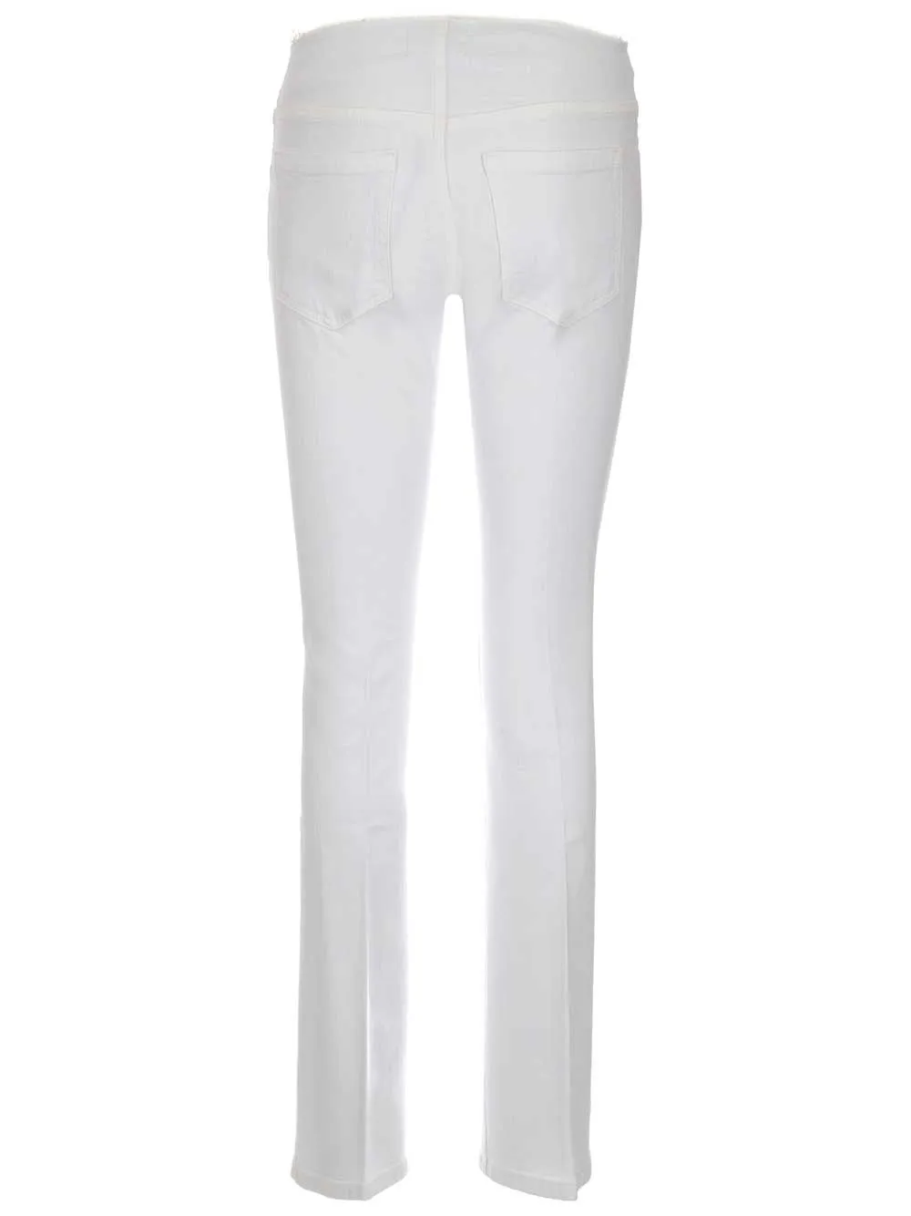 Frame Front Slit Boot-Cut Jeans