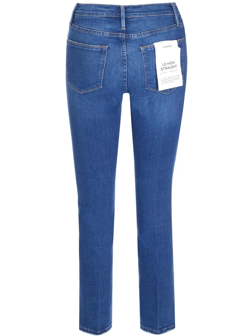 Frame Le High Straight Leg Cropped Jeans