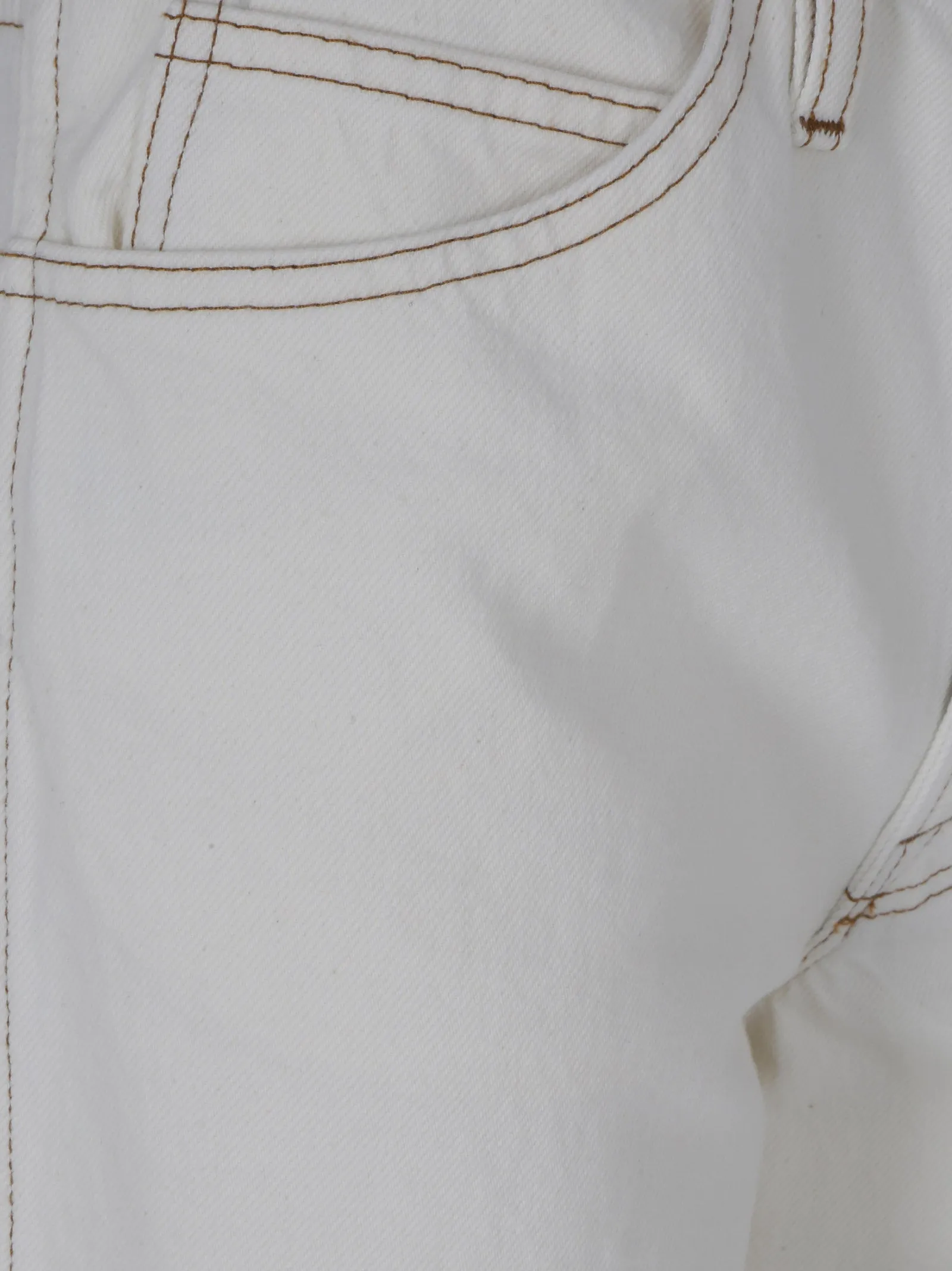 Frame Le Italien Logo Patch Wide Leg Jeans
