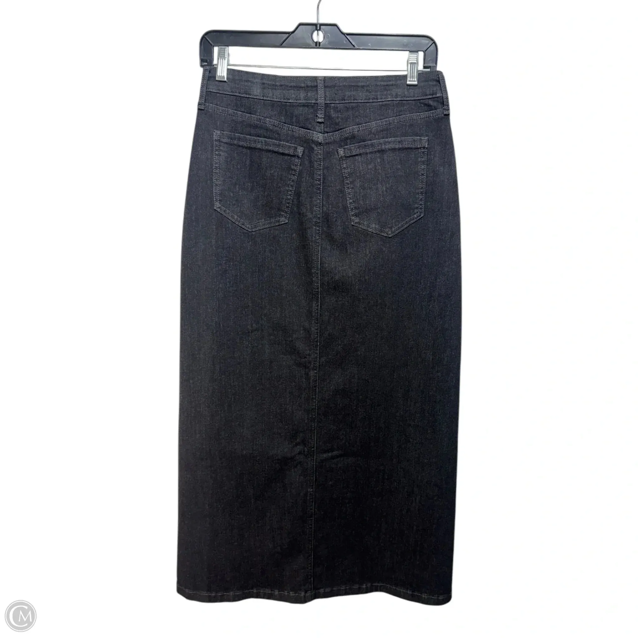 Front Slit Skirt Maxi By Not Your Daughters Jeans In Black, Size: 0